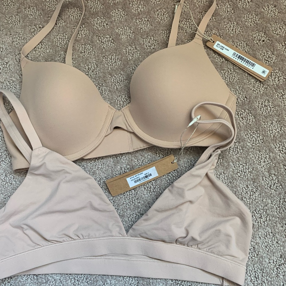 SKIMS bra bundle x 2 size 32B NWT